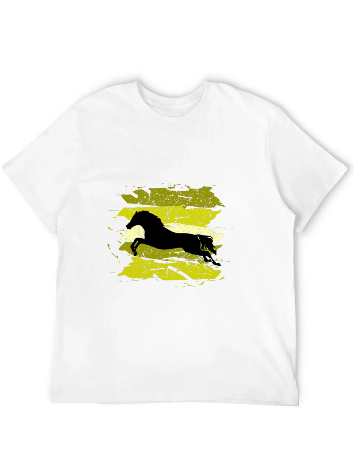 Black T-Shirt with Horse Graphic product image 3