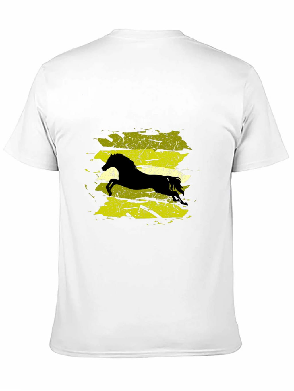 Black T-Shirt with Horse Graphic product image 2