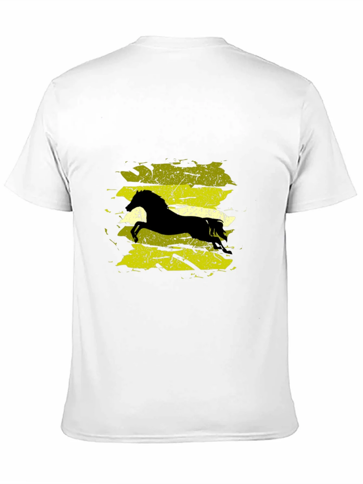 Black T-Shirt with Horse Graphic product image 2