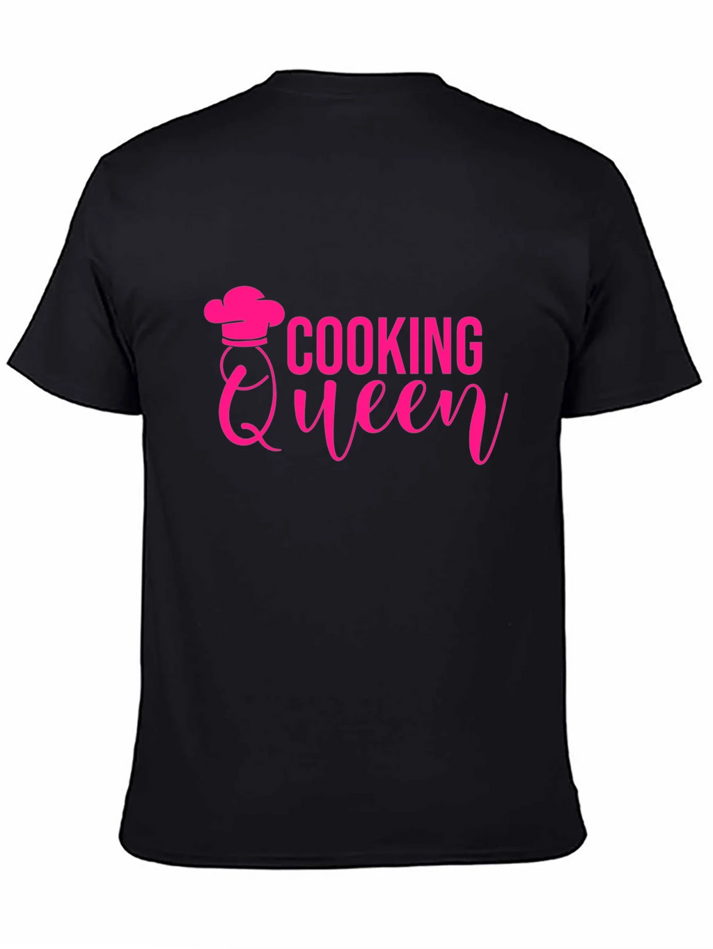 Cooking Queen Graphic Tee - Chef Hat Design