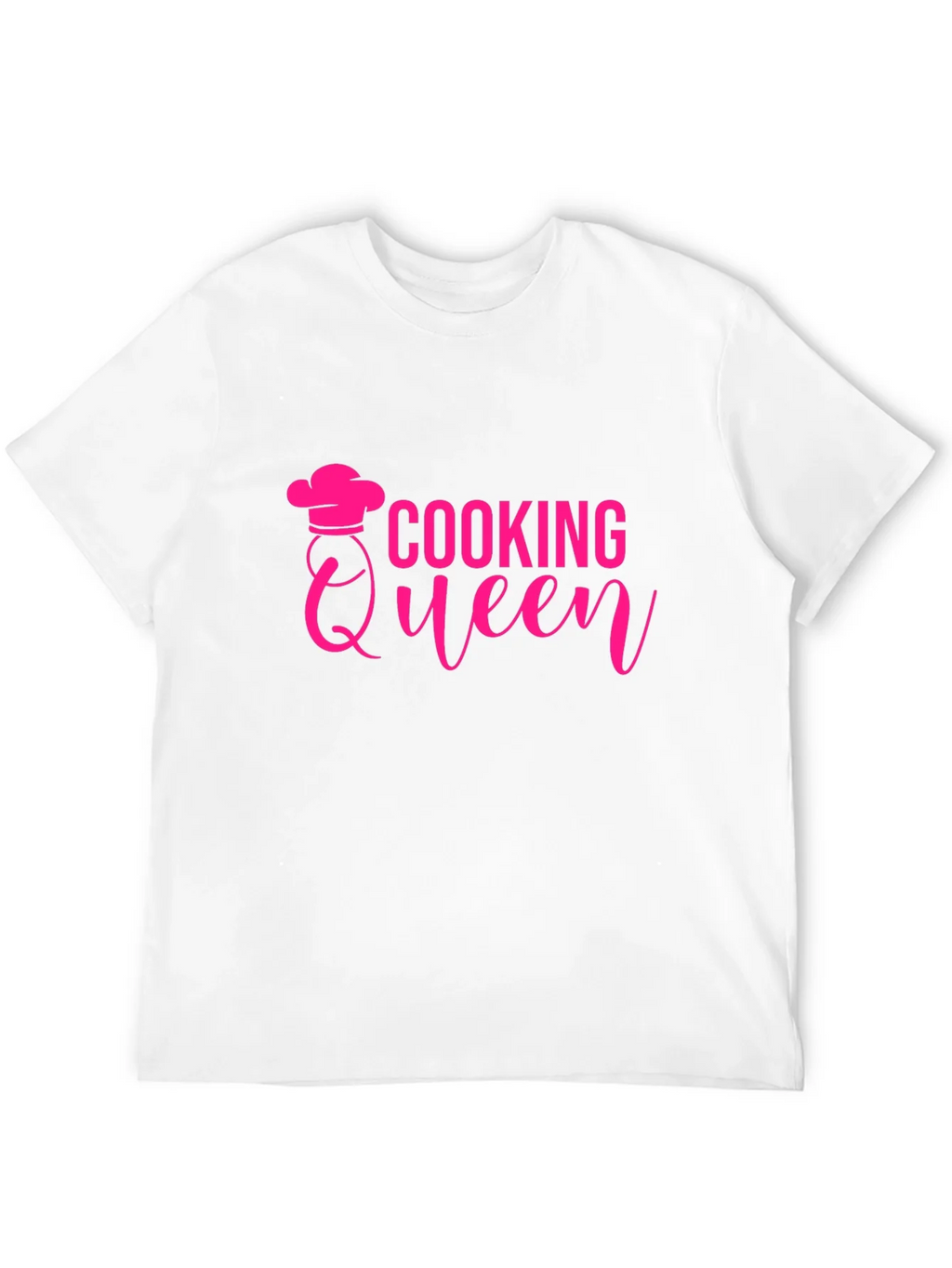 Cooking Queen Graphic Tee - Chef Hat Design