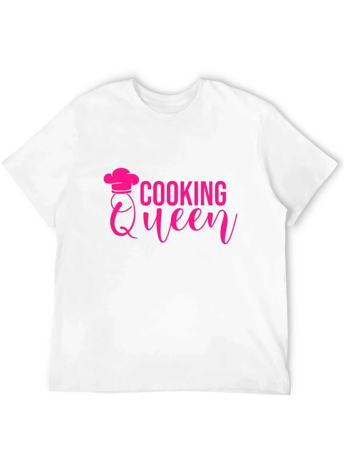 Cooking Queen Graphic Tee - Chef Hat Design