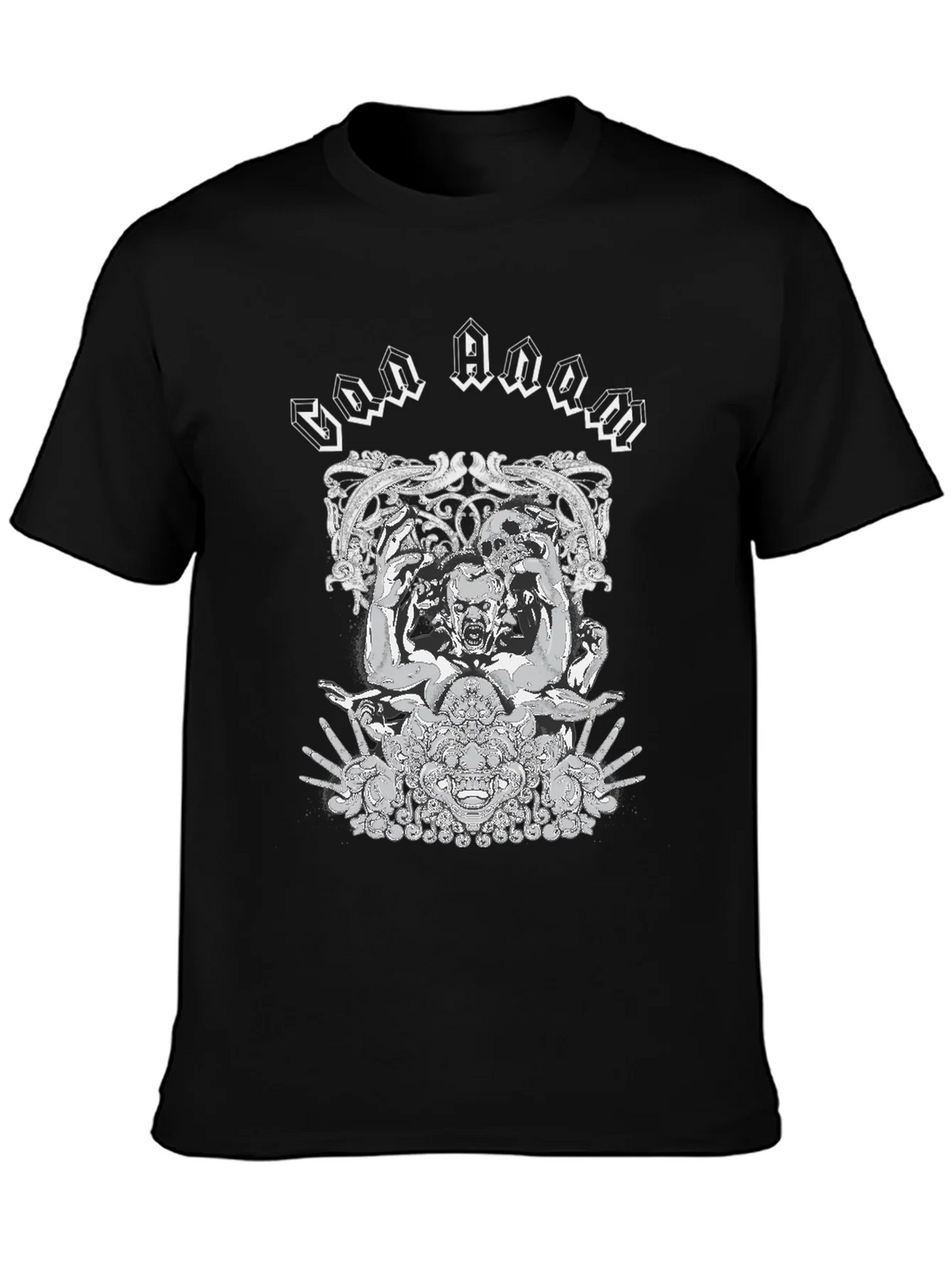 God Doom Graphic Print Black T-Shirt product image 6