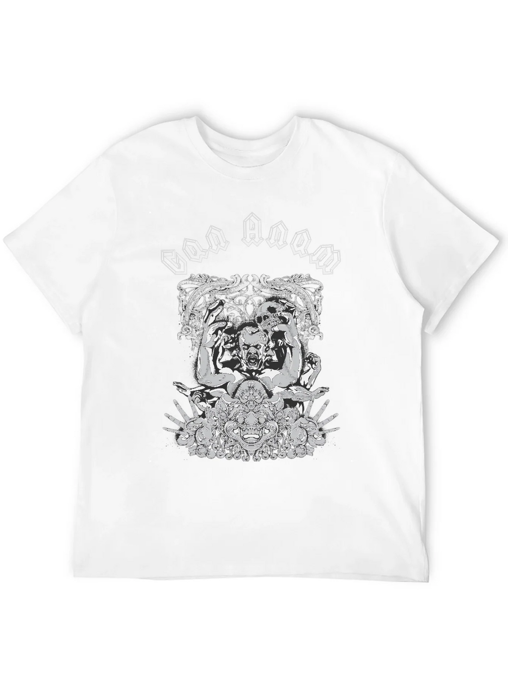 God Doom Graphic Print Black T-Shirt product image 3