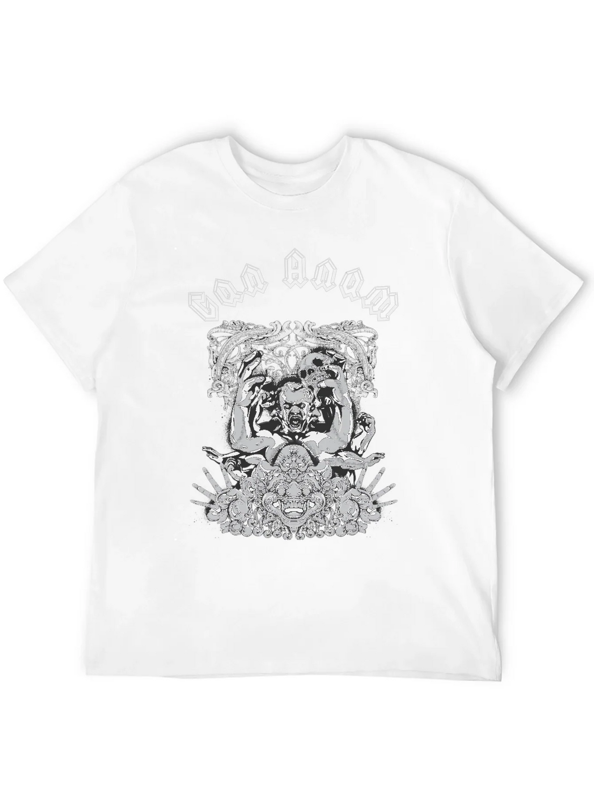 God Doom Graphic Print Black T-Shirt product image 3