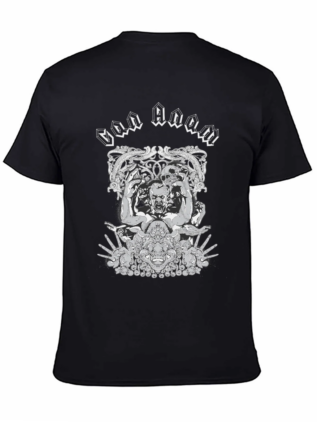 God Doom Graphic Print Black T-Shirt product image 7