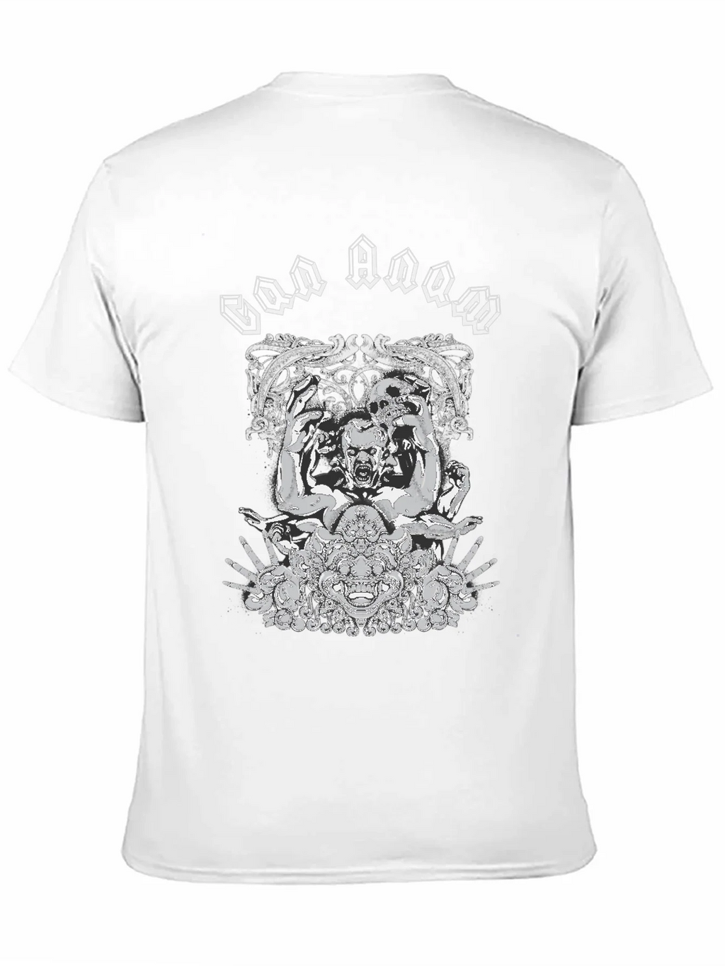 God Doom Graphic Print Black T-Shirt product image 2