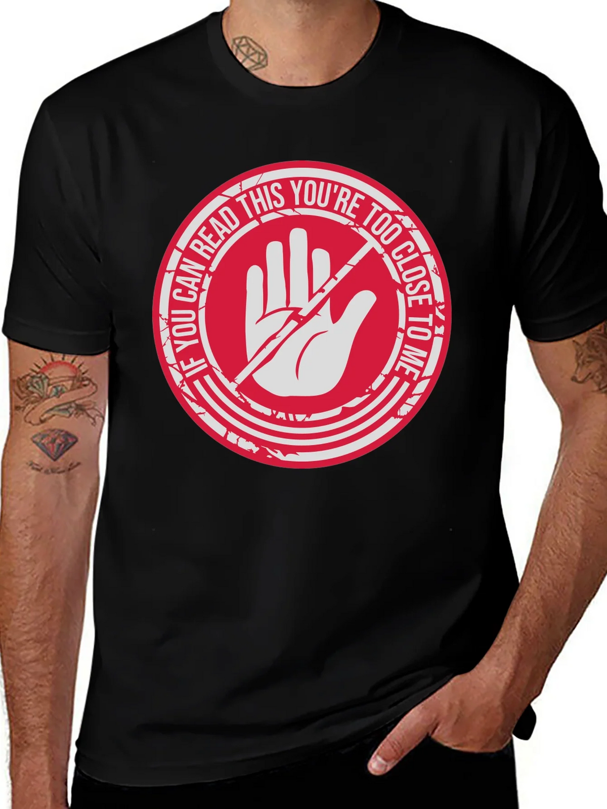 Too Close Tee - Stay Back! product image 1