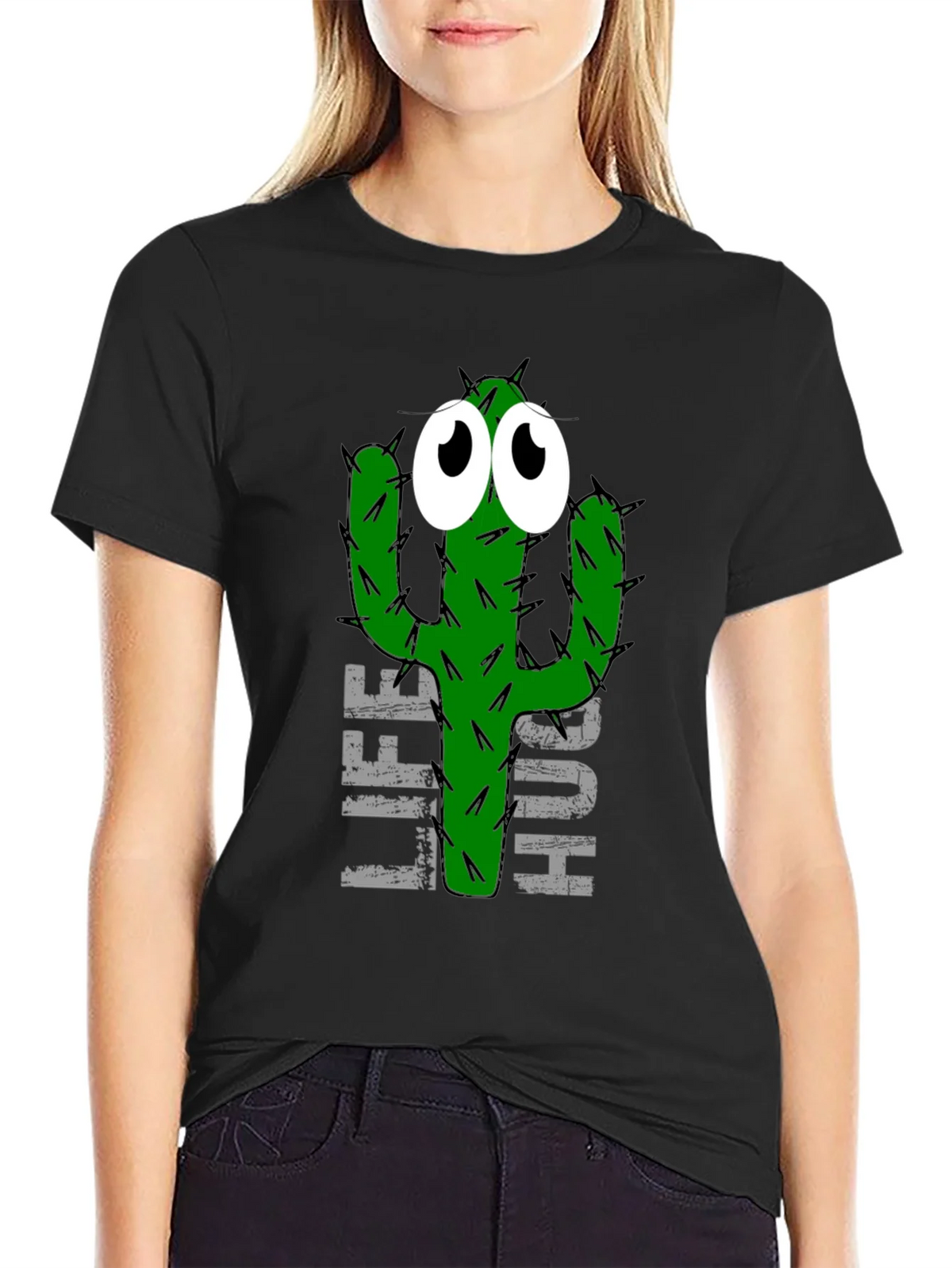 Life Hug Cactus Graphic Tee product image 5