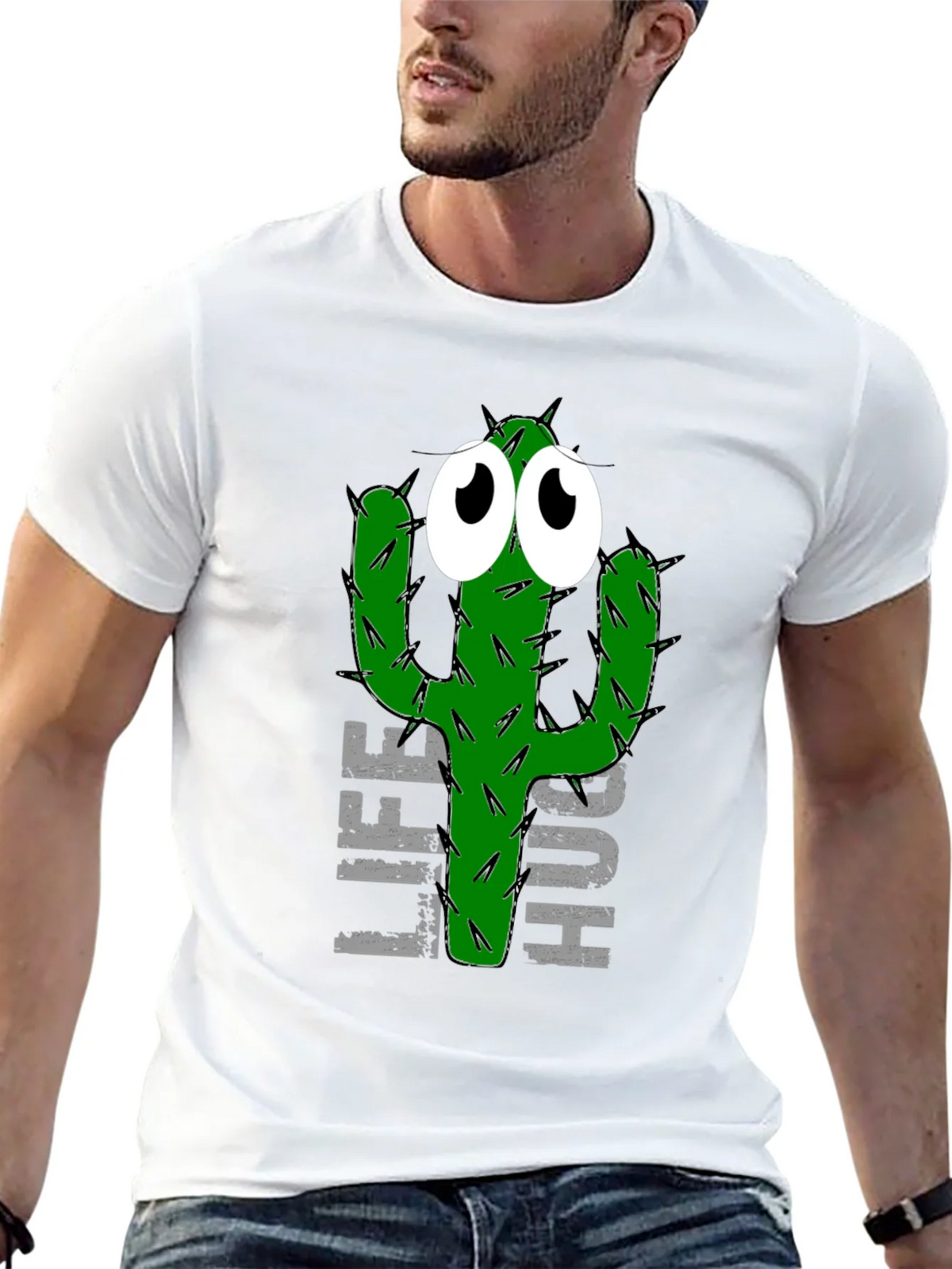 Life Hug Cactus Graphic Tee product image 4