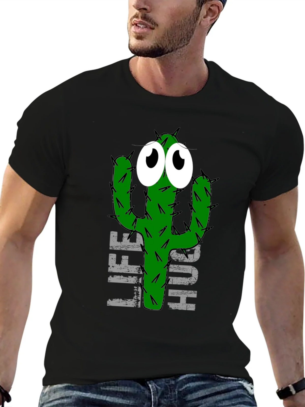Life Hug Cactus Graphic Tee product image 9