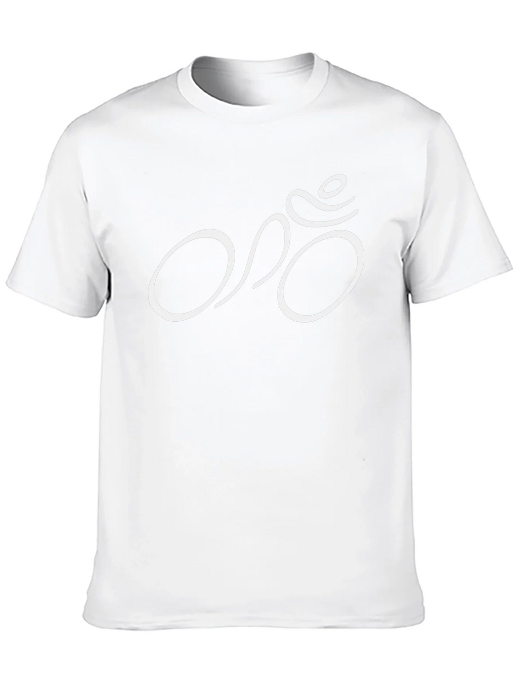 Stylish Black T-Shirt with Minimalist Bike Graphic product image 12