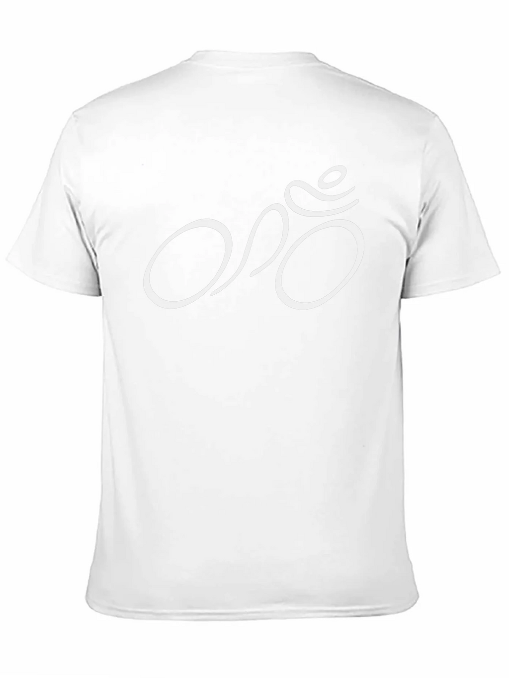 Stylish Black T-Shirt with Minimalist Bike Graphic product image 2