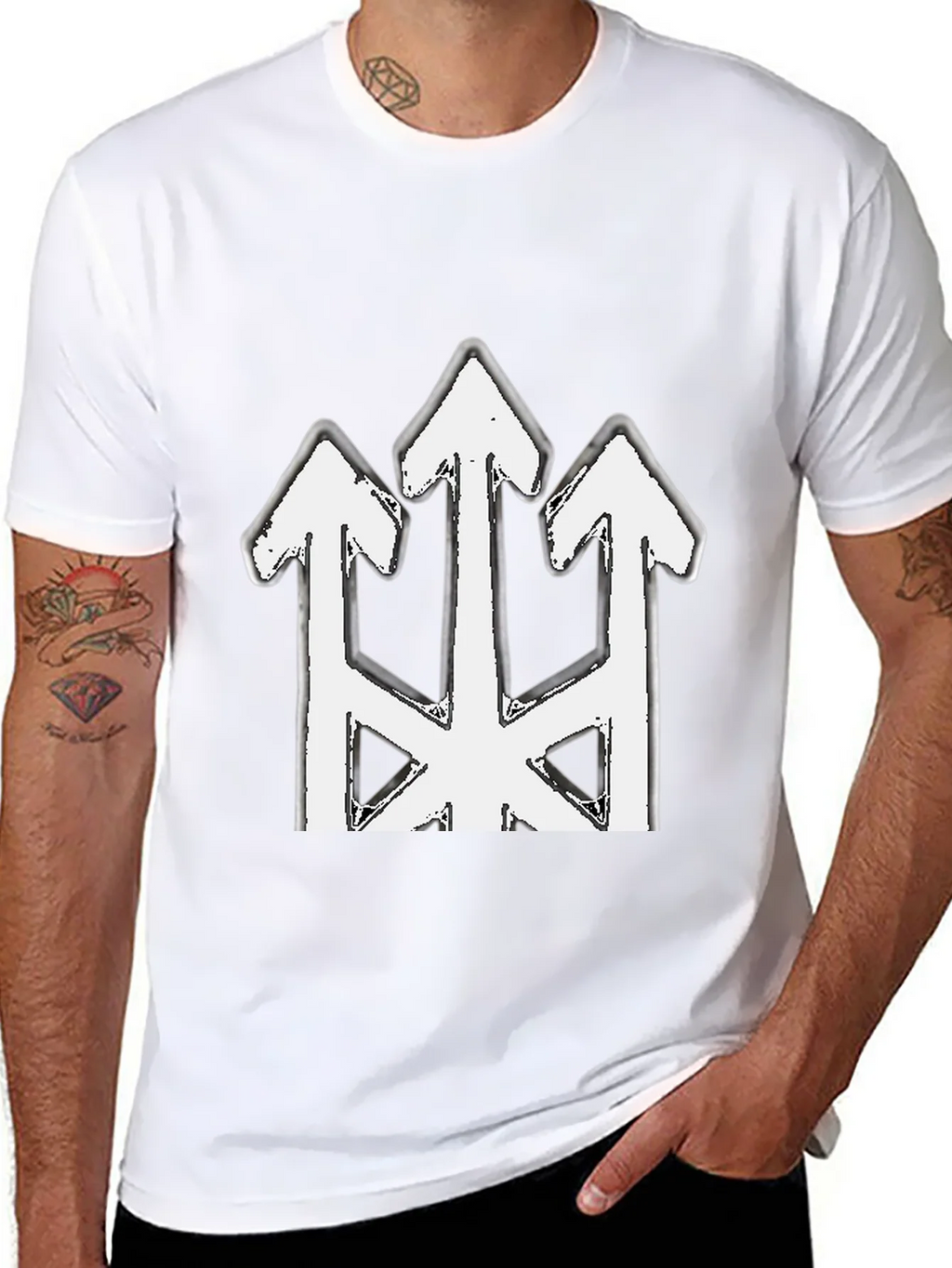 Abstract Arrow T-Shirt - Graphic Tee product image 10