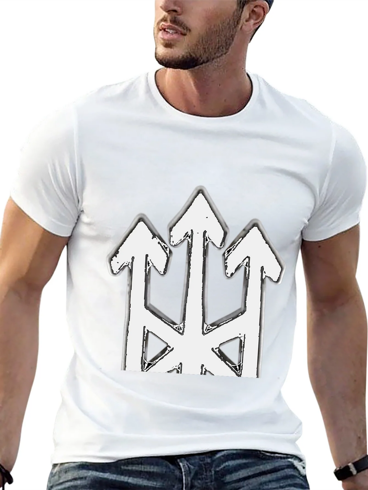 Abstract Arrow T-Shirt - Graphic Tee product image 4