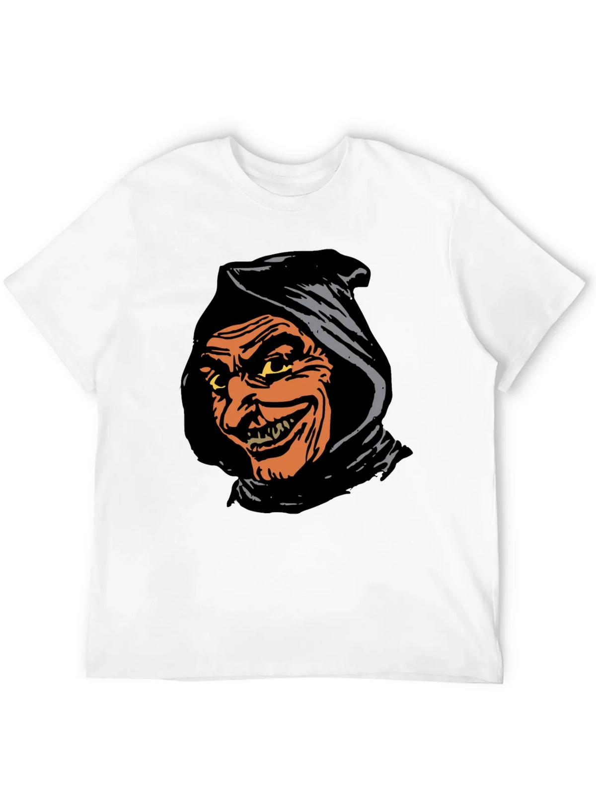 Spooky Grim Reaper Graphic Tee - Black T-Shirt product image 3