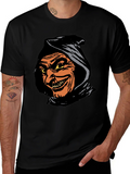 Spooky Grim Reaper Graphic Tee - Black T-Shirt product image 1