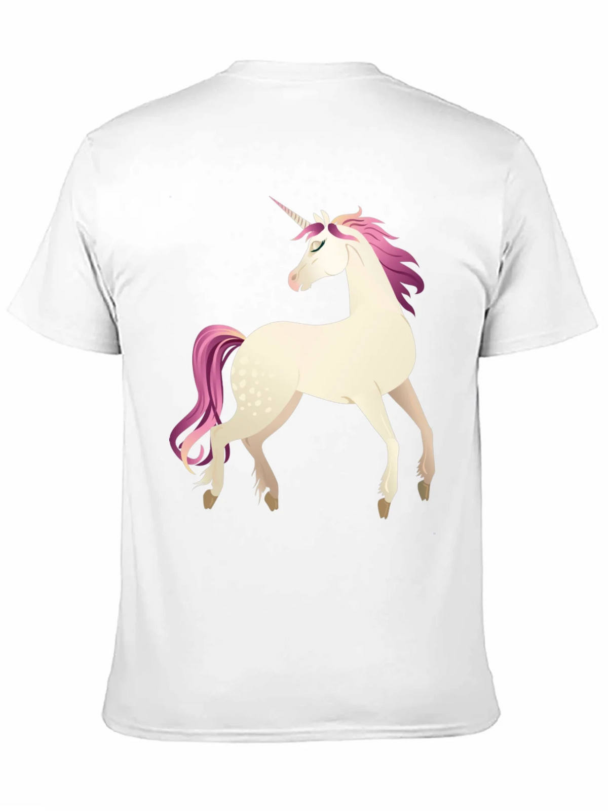 Unicorn Graphic Tee - Black Cotton Blend Shirt product image 2