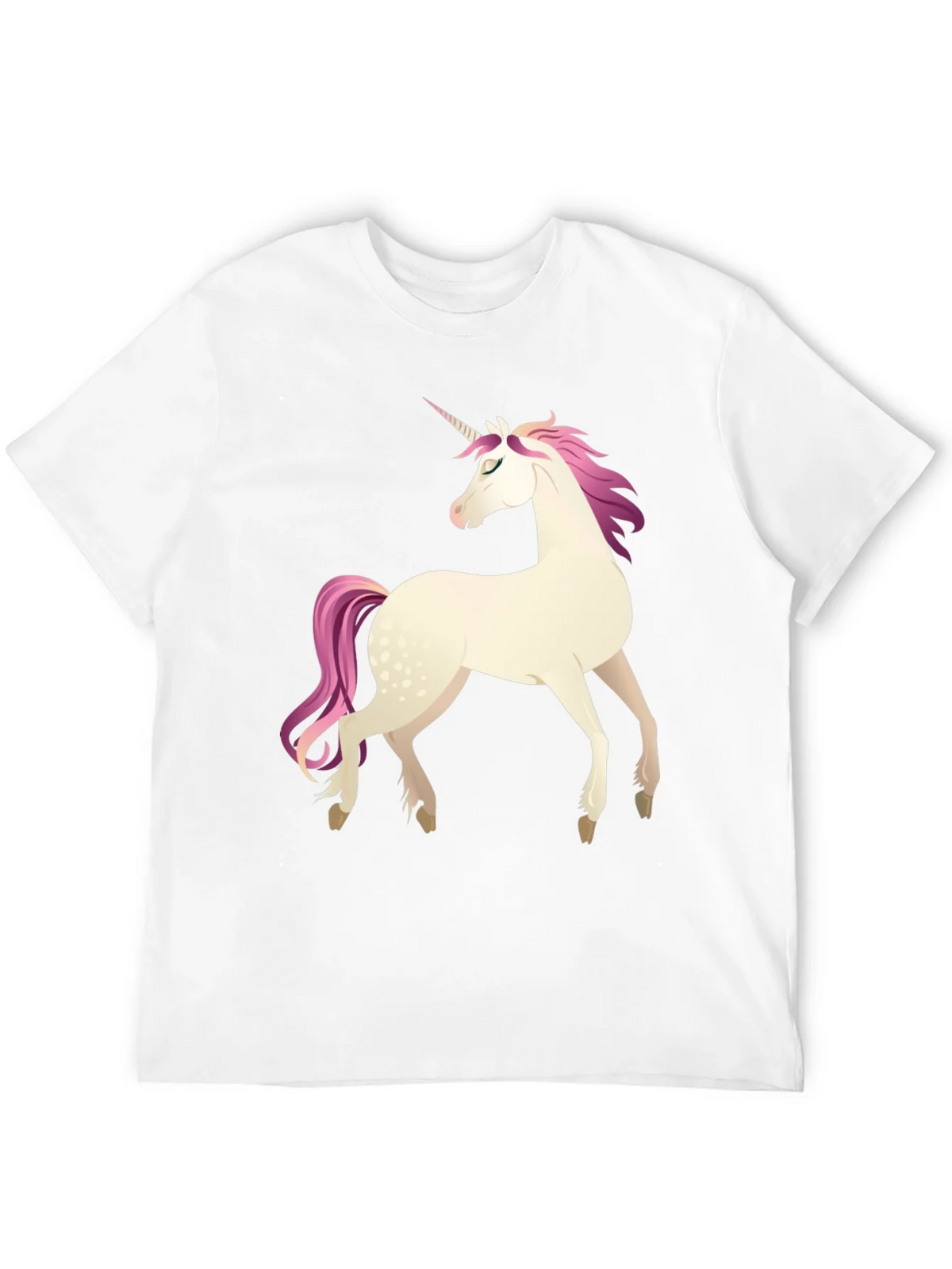 Unicorn Graphic Tee - Black Cotton Blend Shirt product image 3