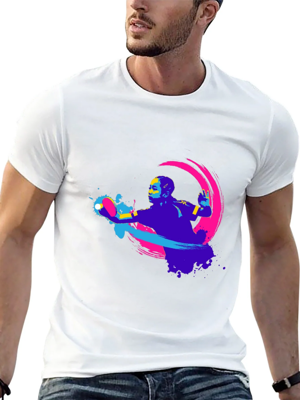 Modern Graphic Tee - Table Tennis Design product image 2
