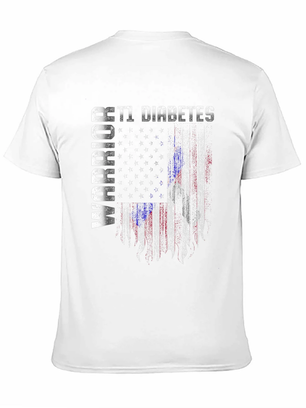 T1 Diabetes Warrior Flag Graphic Tee product image 2