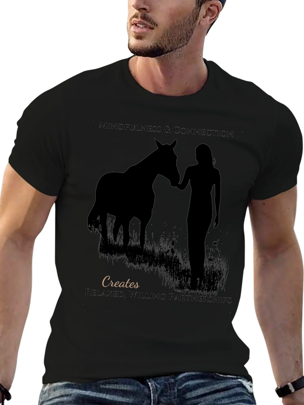 Mindfulness Horse Connection T-Shirt product image 9