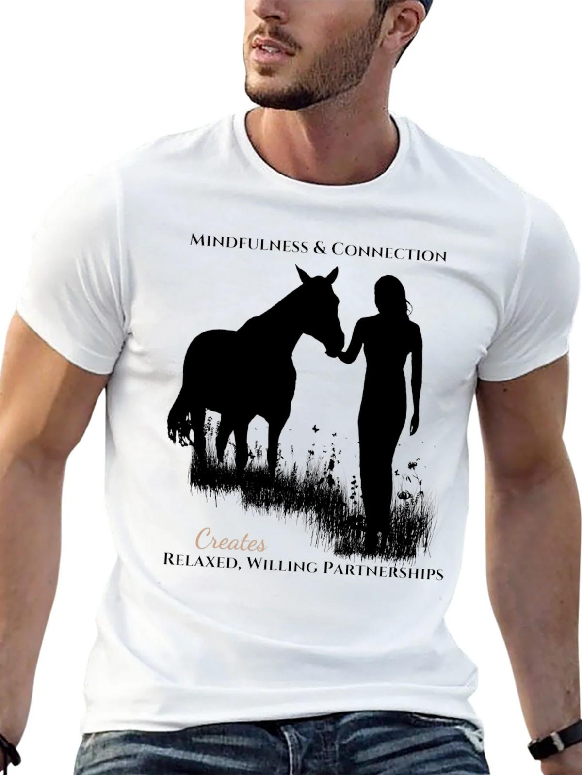 Mindfulness Horse Connection T-Shirt product image 4