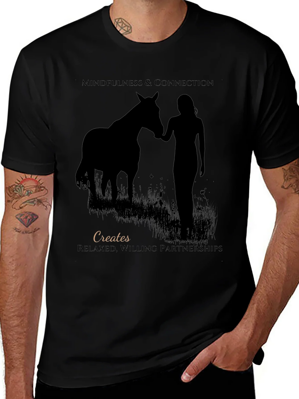 Mindfulness Horse Connection T-Shirt product image 1