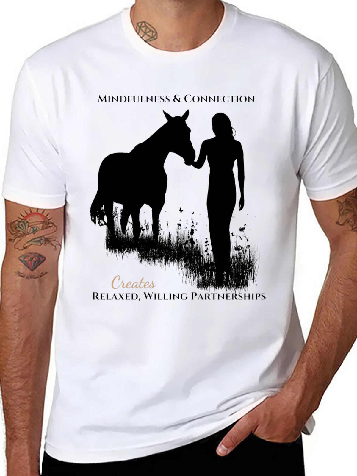 Mindfulness Horse Connection T-Shirt product image 10