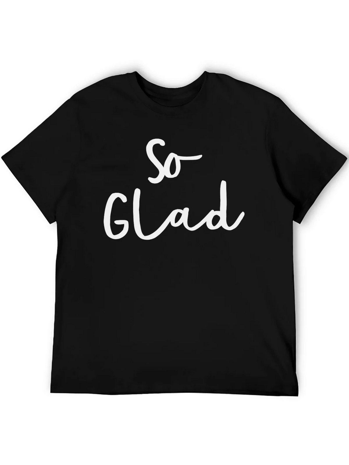 So Glad Graphic Tee - Black Short Sleeve product image 8