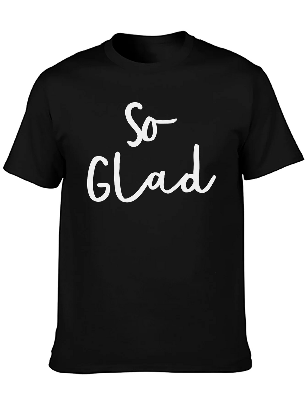 So Glad Graphic Tee - Black Short Sleeve product image 6