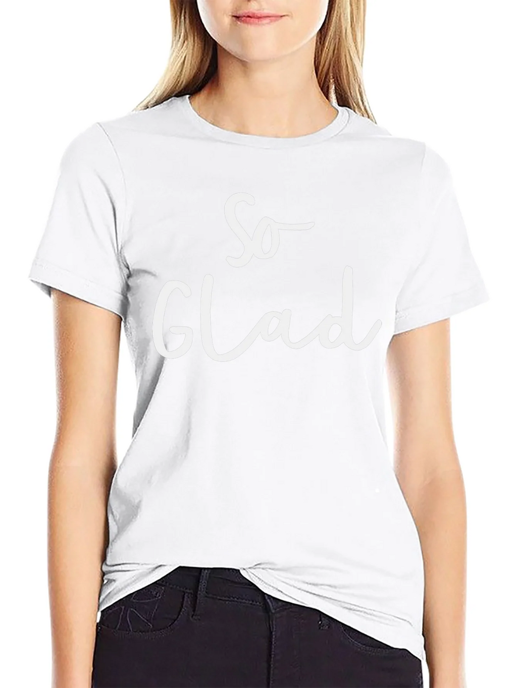 So Glad Graphic Tee - Black Short Sleeve product image 11