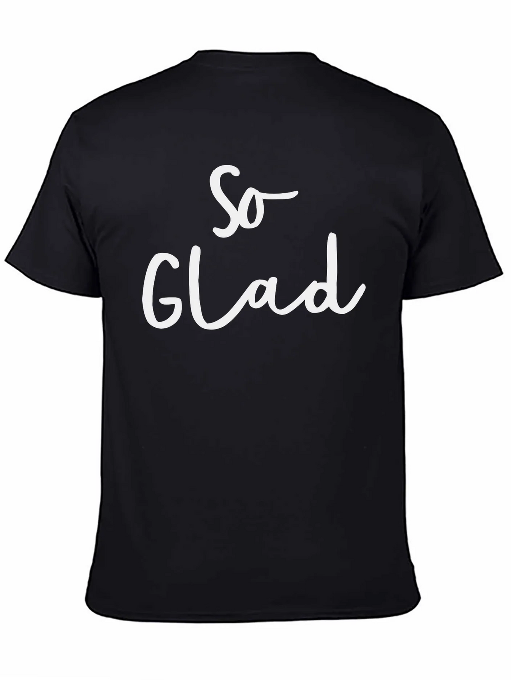 So Glad Graphic Tee - Black Short Sleeve product image 7