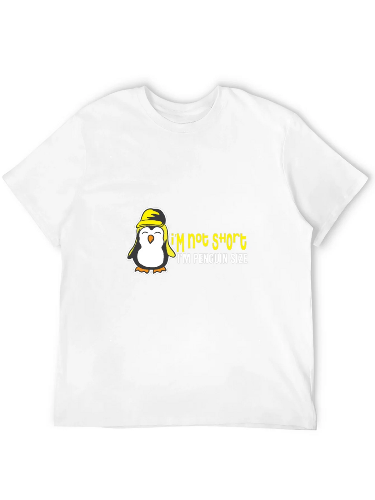 Penguin Size Humor Graphic T-Shirt product image 3