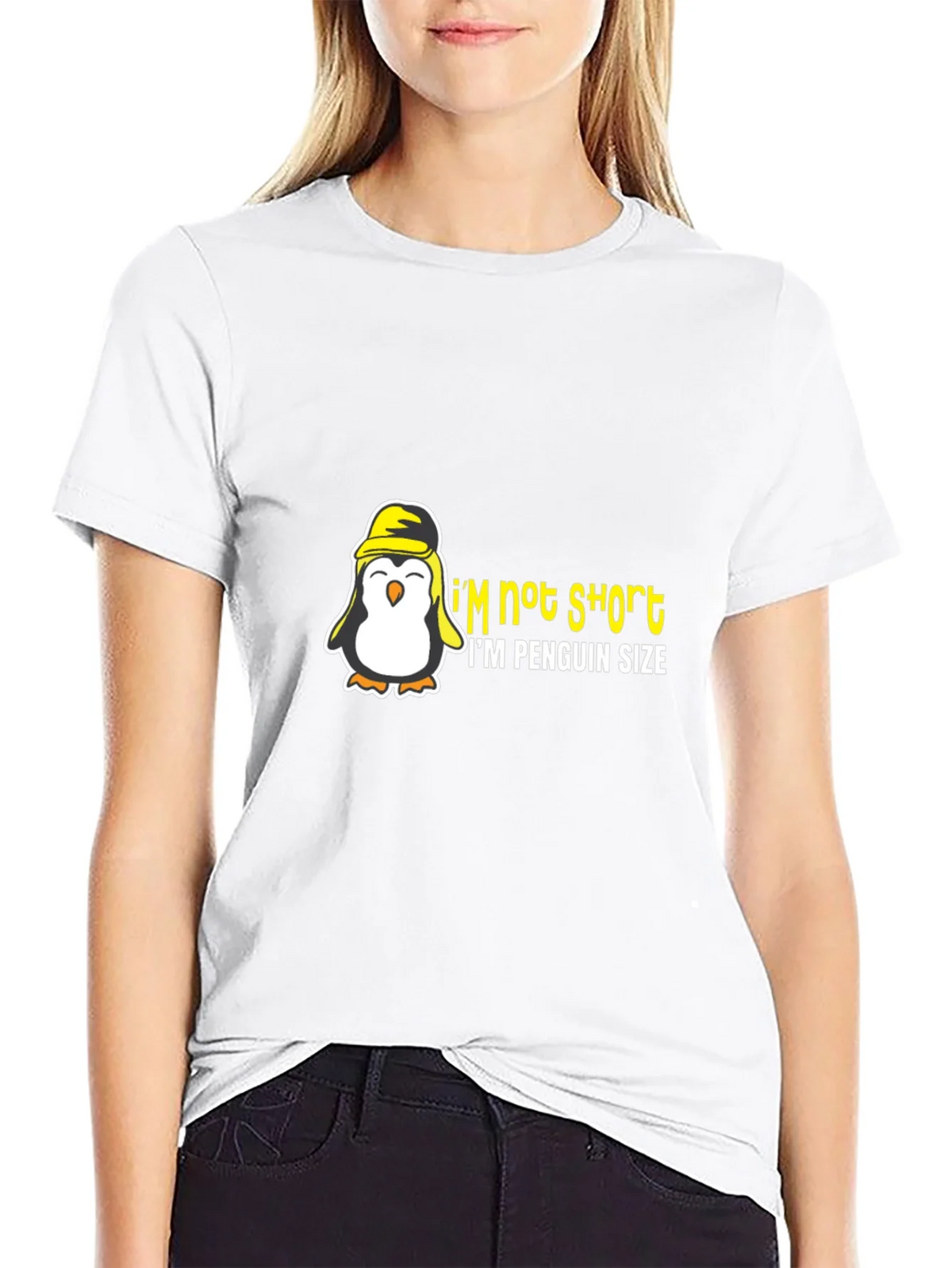 Penguin Size Humor Graphic T-Shirt product image 11