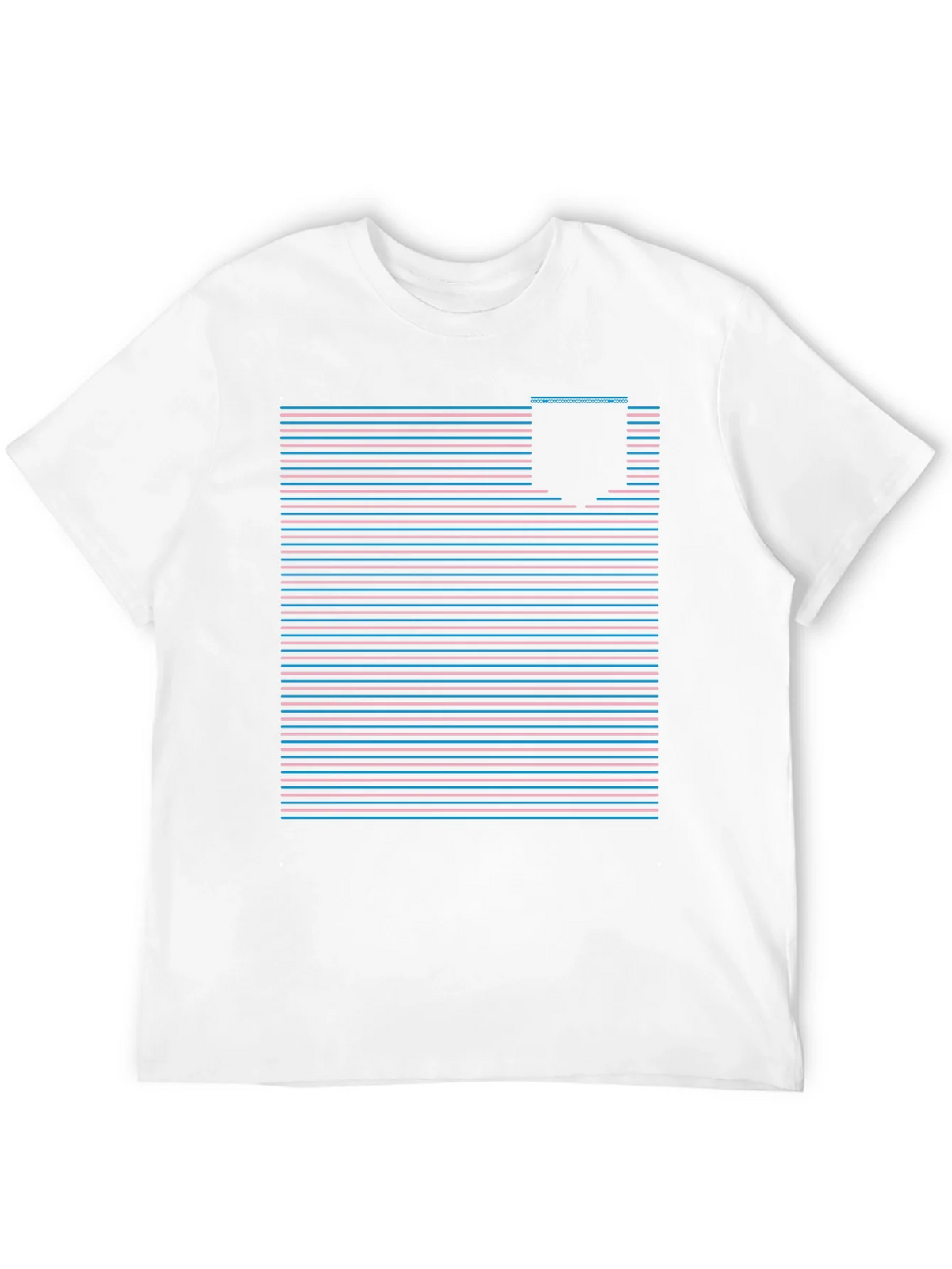 Retro Striped Pocket Tee - Classic Style product image 3