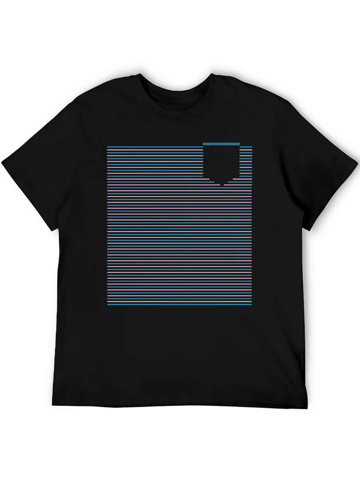 Retro Striped Pocket Tee - Classic Style product image 8