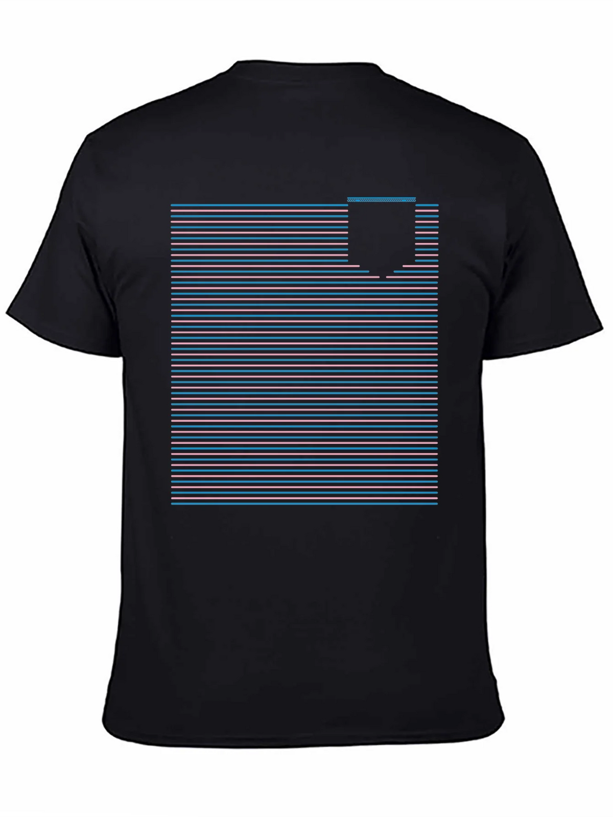 Retro Striped Pocket Tee - Classic Style product image 7