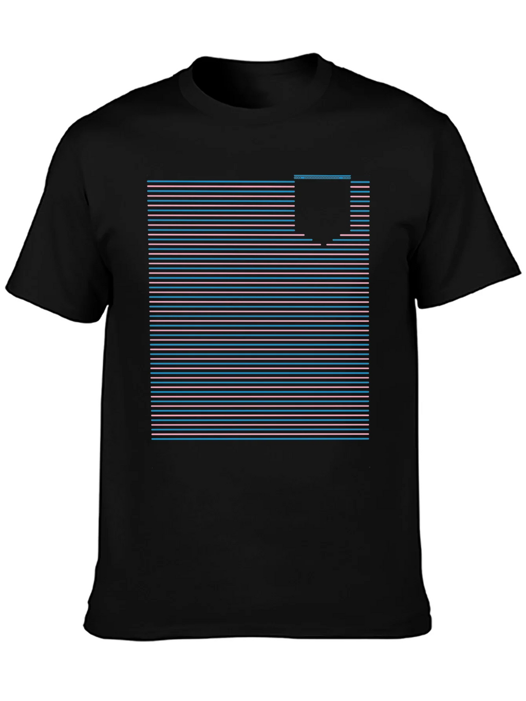 Retro Striped Pocket Tee - Classic Style product image 6