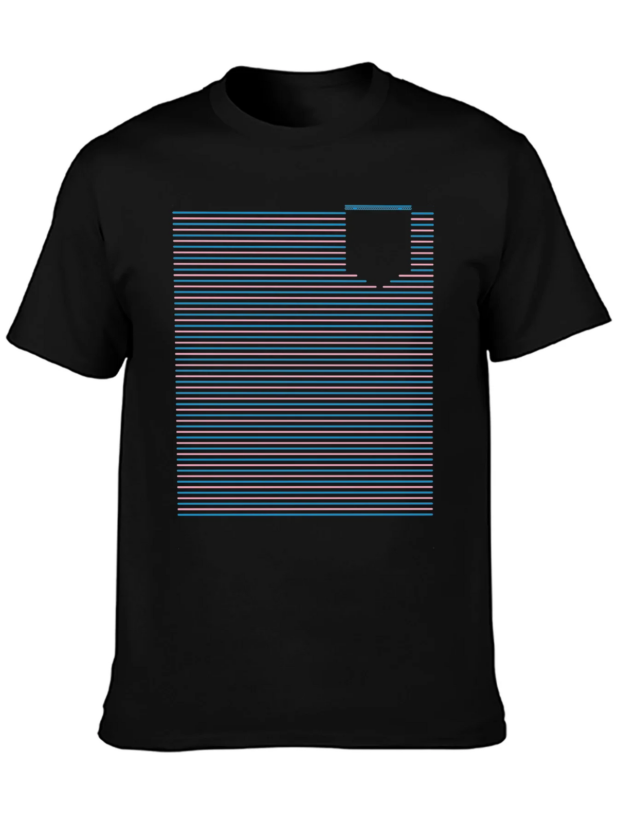 Retro Striped Pocket Tee - Classic Style product image 6