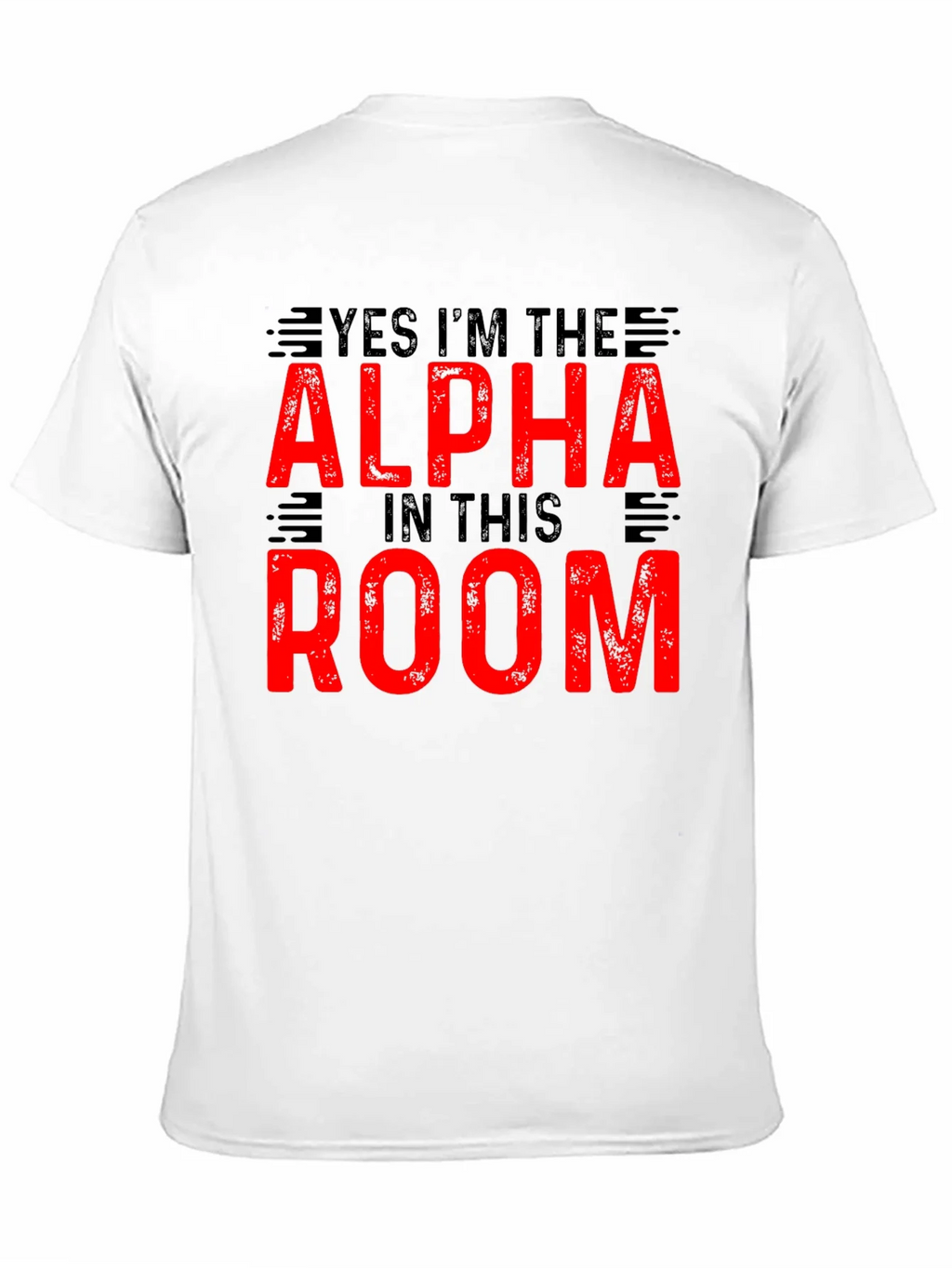 Alpha in The Room Graphic Tee - Black Cotton T-Shirt product image 2