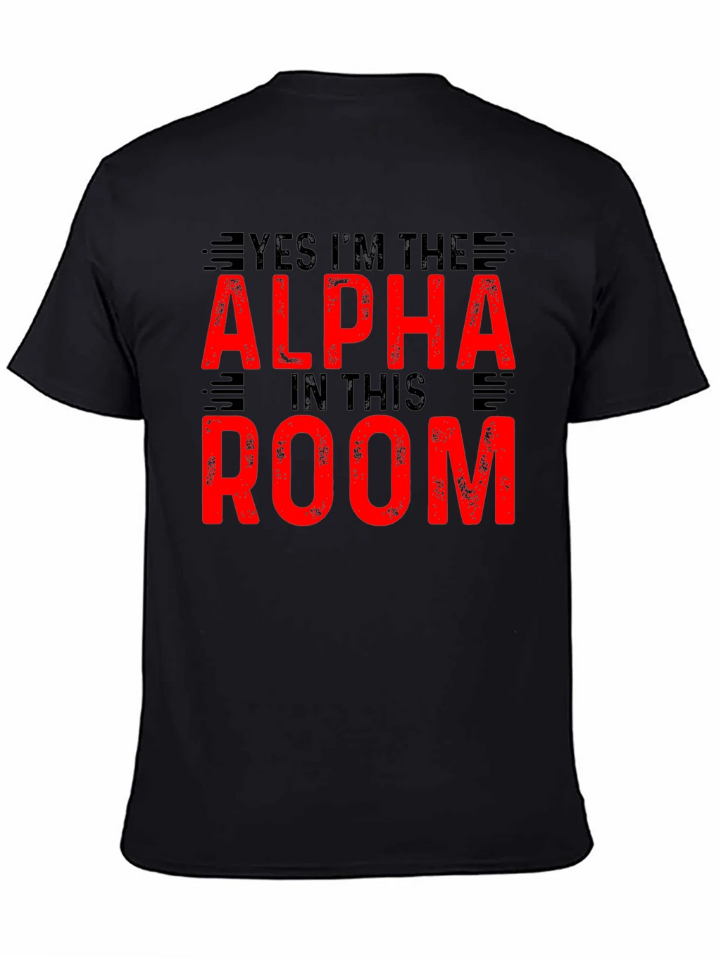 Alpha in The Room Graphic Tee - Black Cotton T-Shirt product image 7