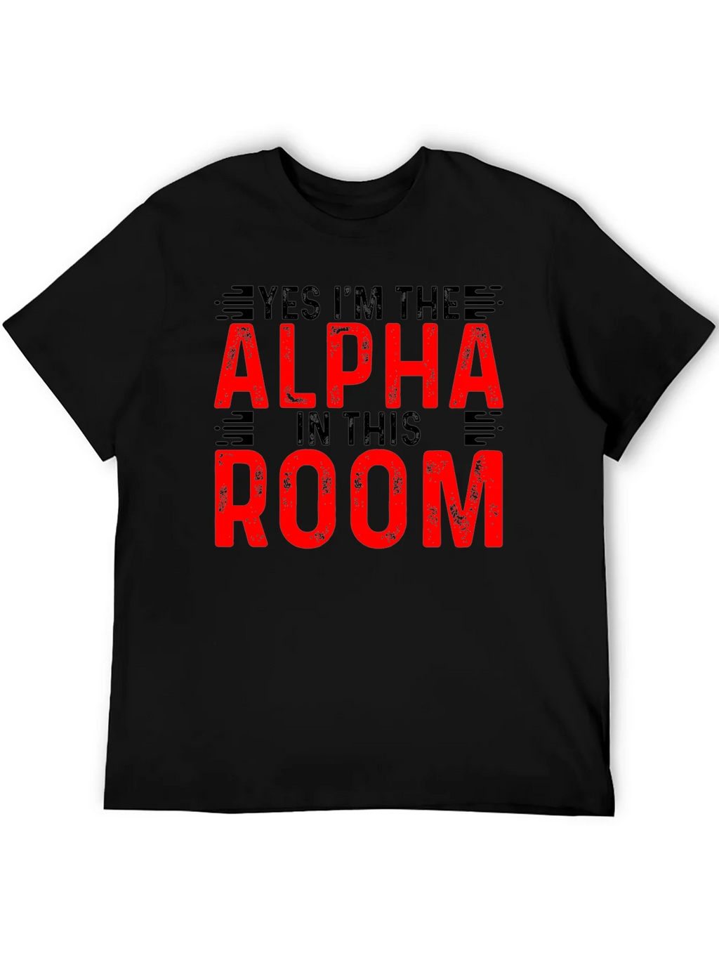 Alpha in The Room Graphic Tee - Black Cotton T-Shirt product image 8