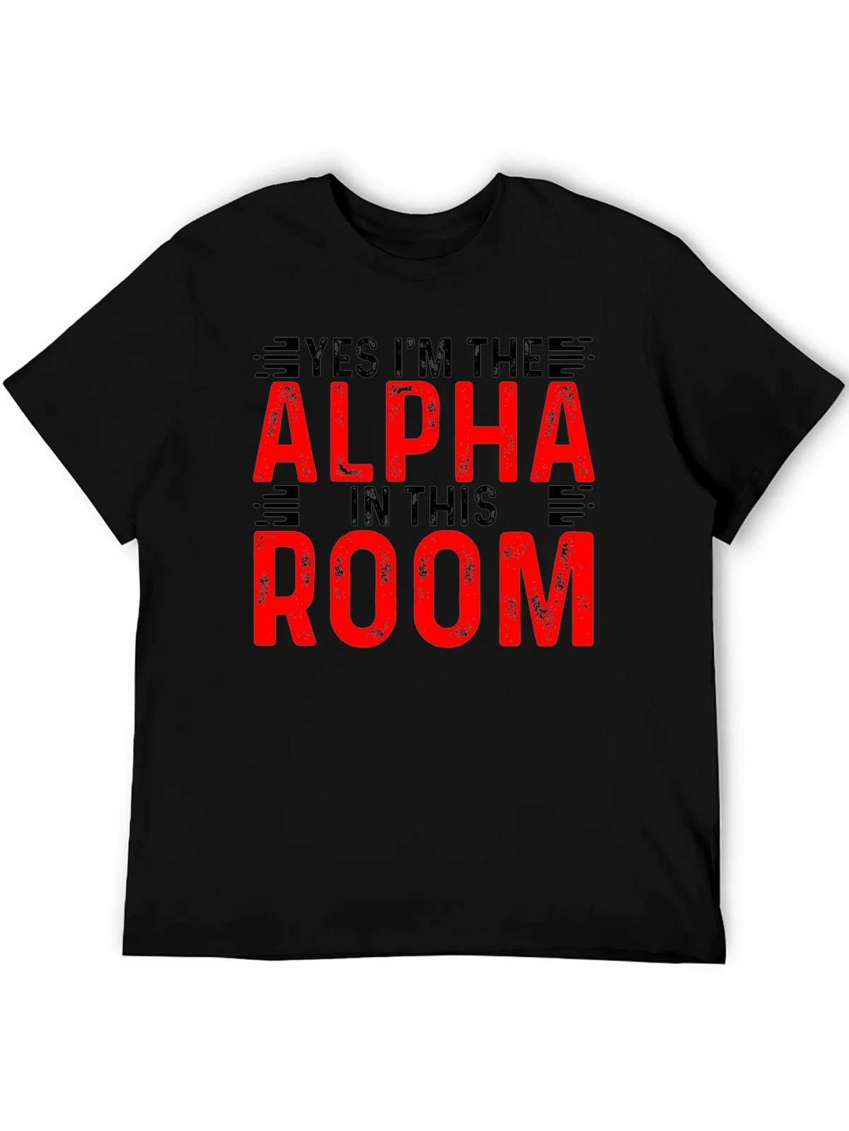 Alpha in The Room Graphic Tee - Black Cotton T-Shirt product image 8