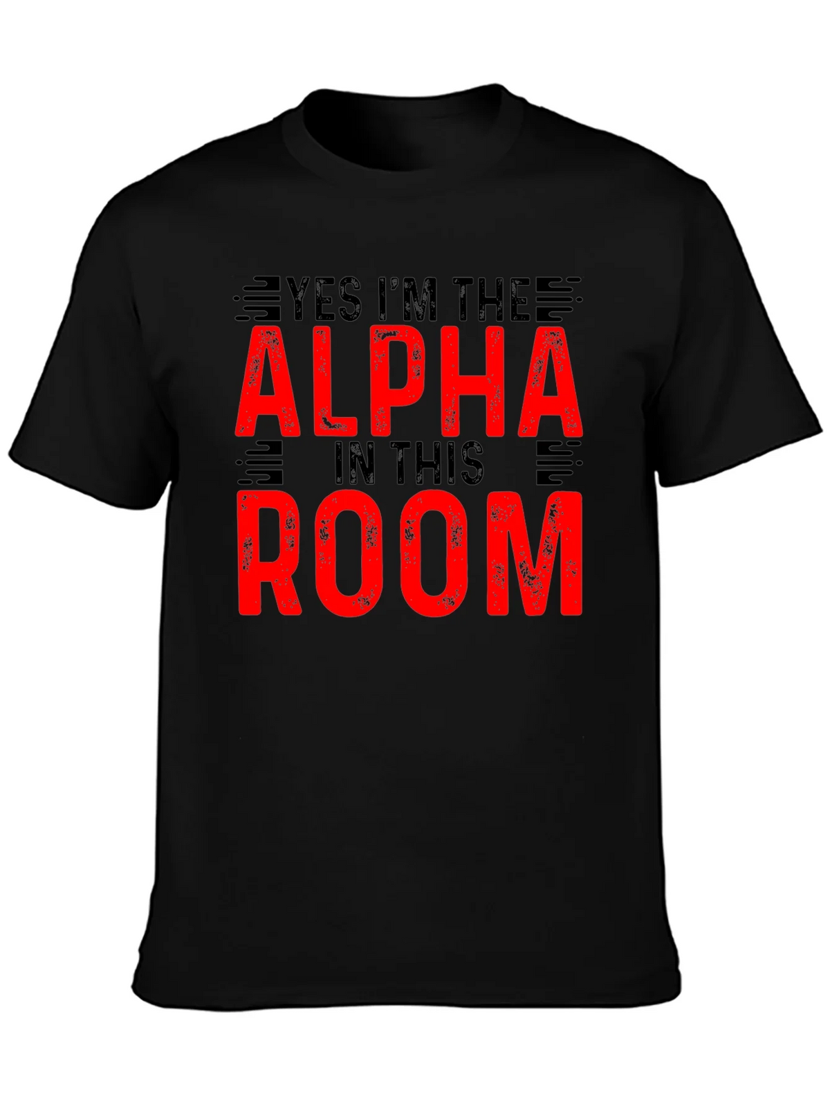 Alpha in The Room Graphic Tee - Black Cotton T-Shirt product image 6
