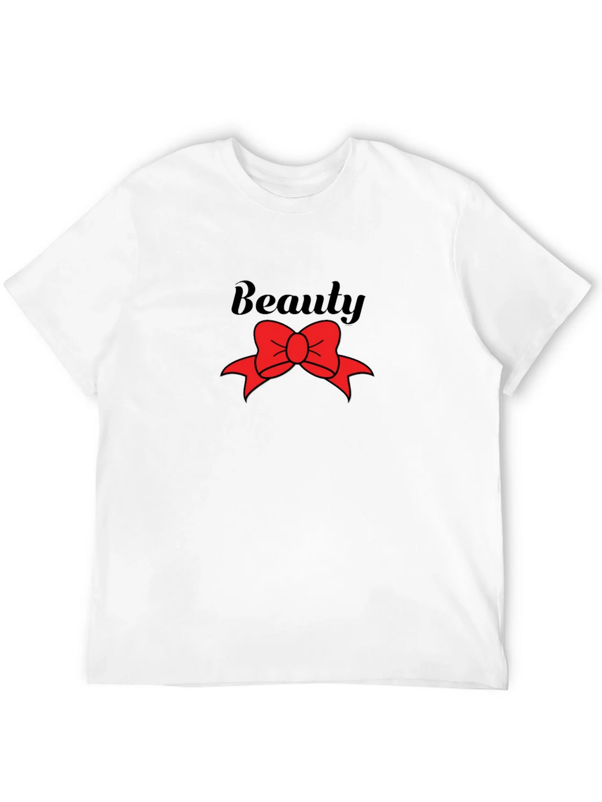 Beauty Red Bow Graphic T-Shirt product image 3