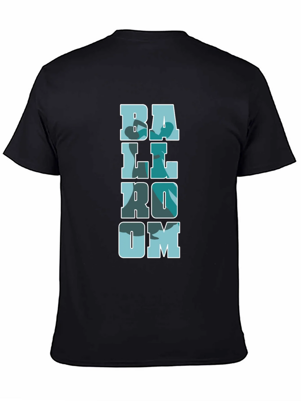 Ballroom Camo Print Black T-Shirt product image 7