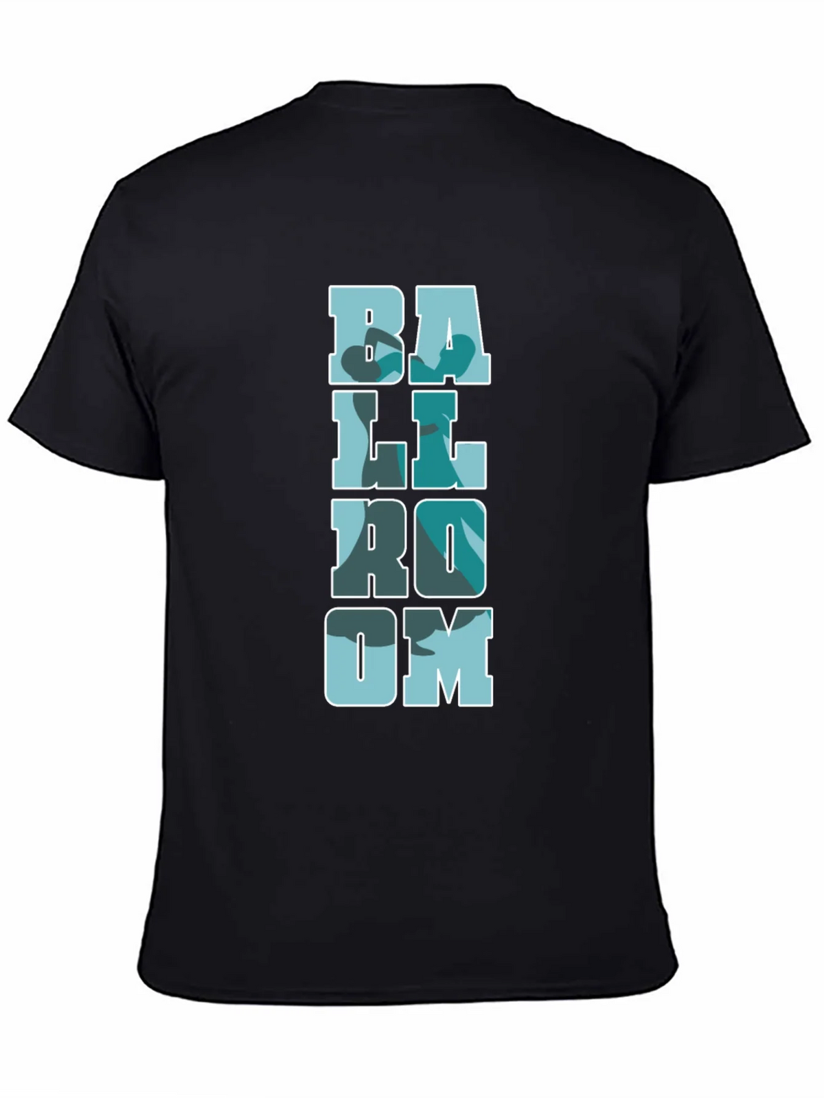 Ballroom Camo Print Black T-Shirt product image 7