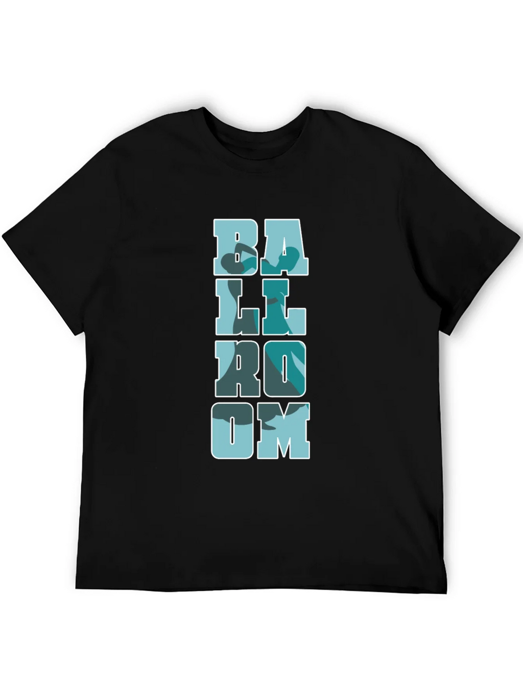 Ballroom Camo Print Black T-Shirt product image 8