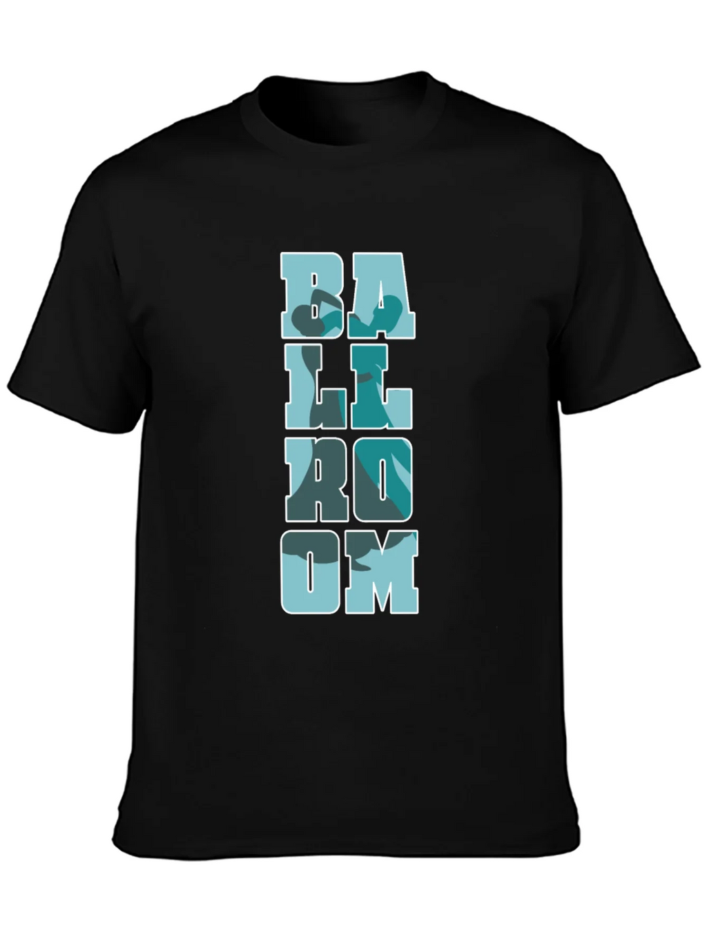Ballroom Camo Print Black T-Shirt product image 6